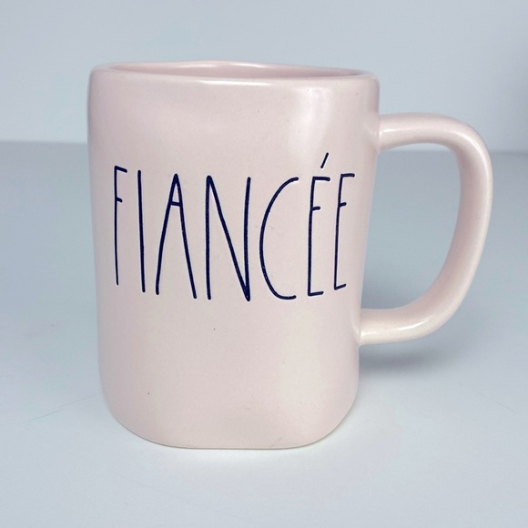 RAE DUNN Artisan Collection FIANCÉE Mug Pink Kitchen Coffee Tea… - Picture 1 of 7